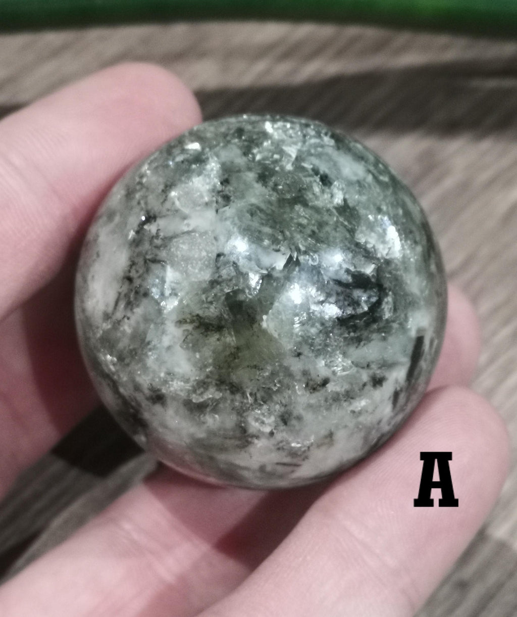 Green Mica, Muscovite / CHOICE OF SPHERE / Rare Minerals from Tanzania