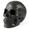 Crâne en Pierre De lave Sculpté  / tète de mort Cranio , SchÄdel , Craneo , Skull , reikin Crystal Skull