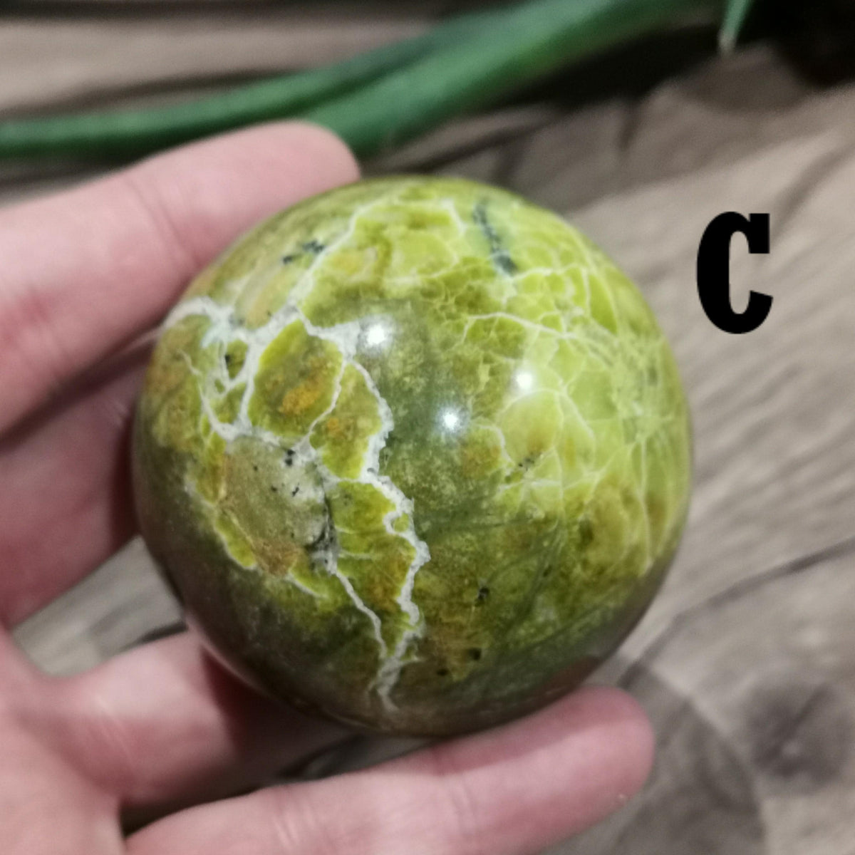Ópalo Verde de Guatemala Raro , Piedra natural Tallada en Esfera , Bola de colección / A ELEGIR