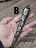 Baguette / Scepter van Pyriet uit Peru / Geslepen mineralen / Obelisk voor verzamelaars / Genezingspunt