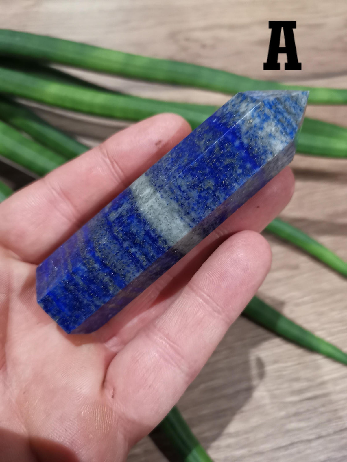 Lapis lazuli z Pakistanu – Ośmiokruny czubek obelisku do wyboru - Kamień naturalny